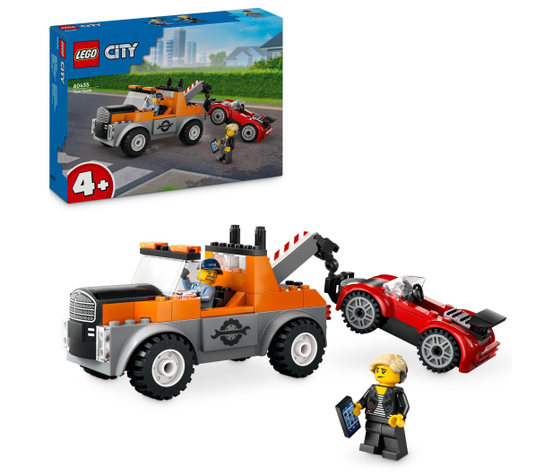 LEGO City 60435 Samochód pomocy drogowej, naprawa sportowego auta - 1248580 - zdjęcie